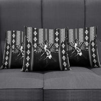 Mabuhay Philippines Festival Pillow Cover Filipino Map Black White Igorot Pattern LT14 - Polynesian Pride