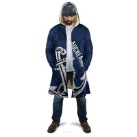 New Zealand Auckland Football Custom Cloak Navy Blue City Anchor Sky Tower Symbol LT14 - Polynesian Pride