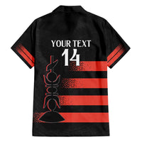 Custom New Caledonia Football Family Matching Off Shoulder Short Dress and Hawaiian Shirt Allez Les Cagous Polynesian Pattern LT14 - Polynesian Pride