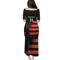 Custom New Caledonia Football Family Matching Puletasi and Hawaiian Shirt Allez Les Cagous Polynesian Pattern LT14 - Polynesian Pride