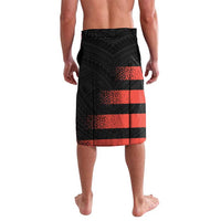 Custom New Caledonia Football Lavalava Allez Les Cagous Polynesian Pattern