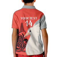 Custom Nouvelle-Caledonie Football Kid Polo Shirt Allez Les Cagous Simple Style