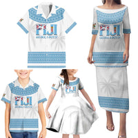 Custom Fiji Tapa Football Family Matching Puletasi and Hawaiian Shirt Go Bula Boy! LT14 - Polynesian Pride