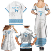 Custom Fiji Tapa Football Family Matching Summer Maxi Dress and Hawaiian Shirt Go Bula Boy! LT14 - Polynesian Pride