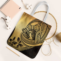 Philippines Eagle Sun Tote Bag Filipino Agila Polynesian Tattoo Gold Color