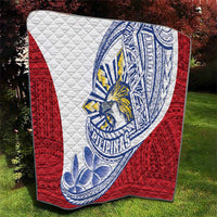 Philippines Eagle Sun Quilt Filipino Agila Polynesian Tattoo Flag Color