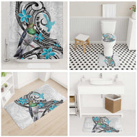 Aotearoa Te Ika-a-Maui Bathroom Set South Island Kekeru Maori Koru LT14 - Polynesian Pride