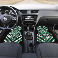 Green Aotearoa Taniko Poutama Patikitiki Car Mats