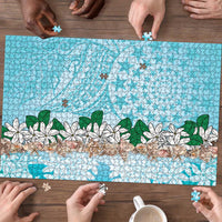 Cook Islands Tiare Maori With Conch Shell Puzzle Pasifika Fest Polynesian Tattoo Turquoise