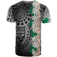 Cook Islands Tiare Maori With Conch Shell T Shirt Pasifika Fest Polynesian Tattoo Black LT14 - Polynesian Pride