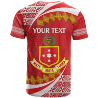 Personalised Kolisi Tonga College Atele T Shirt Mate Maa Tonga 142 Years Anniversary