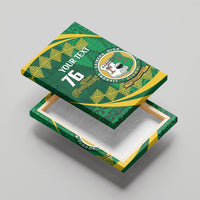 Personalised Tonga Liahona-Saineha High School Canvas Wall Art Happy 76 Years Anniversary