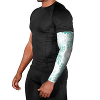 Jade Vine Lei Hawaii Arm Sleeves Aloha Seamless Tropical Leaves - Polynesian Pride