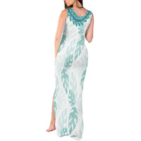 Jade Vine Lei Hawaii Tank Maxi Dress Aloha Seamless Tropical Leaves LT14 - Polynesian Pride