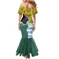 Personalised Rugby 2025 Championship Family Matching Mermaid Dress and Hawaiian Shirt Southern Hemisphere Countries Mascots LT14 - Polynesian Pride