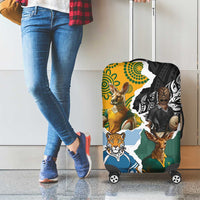 Rugby 2025 Championship Luggage Cover Southern Hemisphere Countries Mascots LT14 - Polynesian Pride