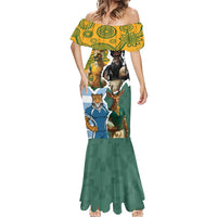 Personalised Rugby 2025 Championship Mermaid Dress Southern Hemisphere Countries Mascots LT14 - Polynesian Pride