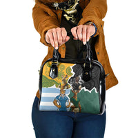 Rugby 2025 Championship Shoulder Handbag Southern Hemisphere Countries Mascots - Polynesian Pride
