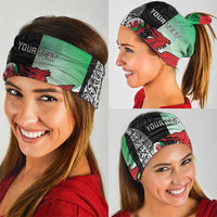 New Zealand and Wales Rugby Custom Neck Gaiter Aotearoa All Black Combine Welsh Dragon - Polynesian Pride