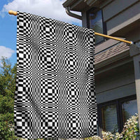 Black White Filipino Binakol Motifs Garden Flag Mabuhay Philippines Festival Kusikus Pattern LT14 - Polynesian Pride