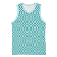 Cyan Filipino Binakol Motifs Basketball Jersey Mabuhay Philippines Festival Kusikus Pattern LT14 Unisex Cyan - Polynesian Pride