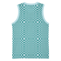 Cyan Filipino Binakol Motifs Basketball Jersey Mabuhay Philippines Festival Kusikus Pattern LT14 - Polynesian Pride