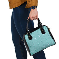 Cyan Filipino Binakol Motifs Shoulder Handbag Mabuhay Philippines Festival Kusikus Pattern LT14 - Polynesian Pride