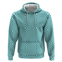 Cyan Filipino Binakol Motifs Zip Hoodie Mabuhay Philippines Festival Kusikus Pattern LT14 Pullover Hoodie Cyan - Polynesian Pride