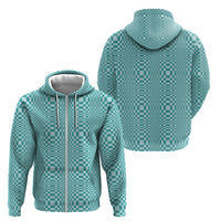 Cyan Filipino Binakol Motifs Zip Hoodie Mabuhay Philippines Festival Kusikus Pattern LT14 - Polynesian Pride