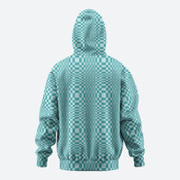 Cyan Filipino Binakol Motifs Zip Hoodie Mabuhay Philippines Festival Kusikus Pattern LT14 - Polynesian Pride