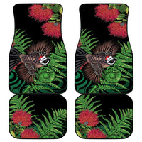 Meri Kirihimete New Zealand Car Mats Piwakawaka Koru Fern Mix Pohutukawa LT14 - Polynesian Pride