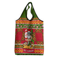 Hawaii Surfing Santa Christmas Grocery Bag Tropical Pineapple Mele Kalikimaka Quilt Pattern LT14 - Polynesian Pride