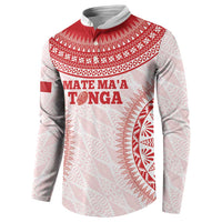 Custom Tonga Mate Maa Button Sweatshirt Go Champions Tongan Ngatu - White