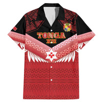 Custom Mate Maa Tonga XIII Family Matching Mermaid Dress and Hawaiian Shirt Tongan Kupesi Ngatu - Rugby Style