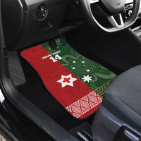 Custom Mate Maa Tonga And Kangaroo Australia Car Mats Tongan Kupesi Mix Aboriginal Art