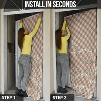 Brown Aloha Hawaii Shell Lei Door Cover Palaka Hebrew Cone Honey Cowrie Elegant Curves - Polynesian Pride