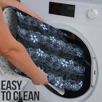 Purple Paradise Hawaii Shell Lei Bathroom Set Hawaiian Sunrise Shell Hebrew Cone Plumeria - Polynesian Pride