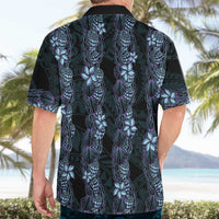 Purple Paradise Hawaii Shell Lei Hawaiian Shirt Hawaiian Sunrise Shell Hebrew Cone Plumeria - Polynesian Pride