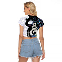 Aotearoa Pikorua Raglan Cropped T Shirt NZ Twist - Bond And Love