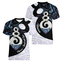 Aotearoa Pikorua Women V-Neck T-Shirt NZ Twist - Bond And Love