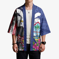 United States Guam Kimono USA Eagle Guahan Seal Bougainvillea - Polynesian Pride
