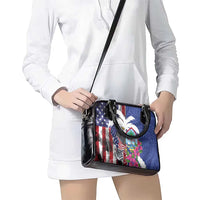 United States Guam Shoulder Handbag USA Eagle Guahan Seal Bougainvillea - Polynesian Pride