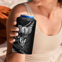 All Black New Zealand Darts 4 in 1 Can Cooler Tumbler Aoteroa Fern Maori Galaxy Style LT14 - Polynesian Pride