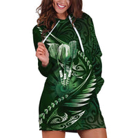 Personalised All Green New Zealand Darts Hoodie Dress Aoteroa Fern Maori Galaxy Style