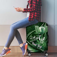 Personalised All Green New Zealand Darts Luggage Cover Aoteroa Fern Maori Galaxy Style LT14 - Polynesian Pride