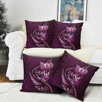 Personalised All Pink New Zealand Darts Pillow Cover Aoteroa Fern Maori Galaxy Style - Polynesian Pride