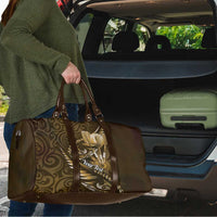 Personalised All Gold New Zealand Darts Travel Bag Aoteroa Fern Maori Galaxy Style - Polynesian Pride