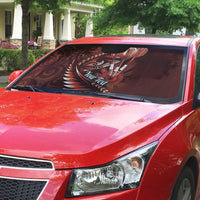 Personalised All Red New Zealand Darts Auto Sun Shade Aoteroa Fern Maori Galaxy Style - Polynesian Pride