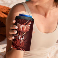 All Red New Zealand Darts 4 in 1 Can Cooler Tumbler Aoteroa Fern Maori Galaxy Style LT14 - Polynesian Pride