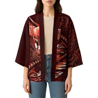 Personalised All Red New Zealand Darts Kimono Aoteroa Fern Maori Galaxy Style - Polynesian Pride